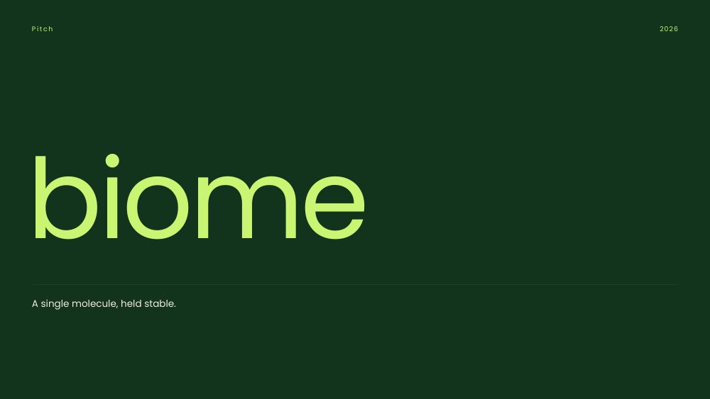 Biome Pitch slide