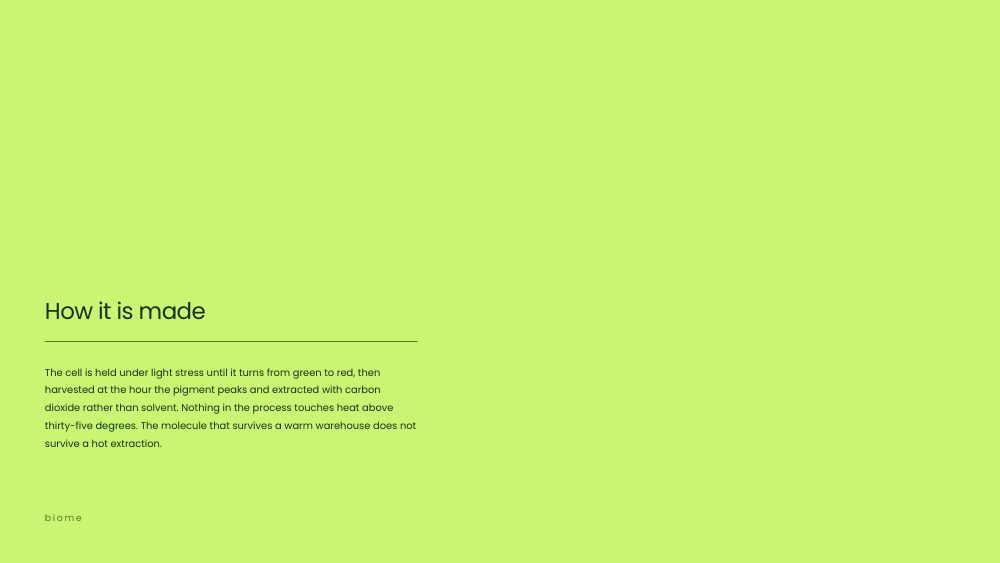 Biome Pitch slide