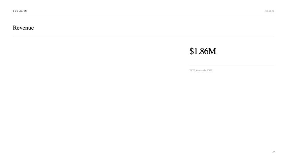 Bulletin Finance slide