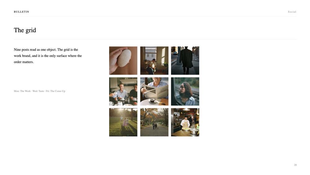 Bulletin Social slide