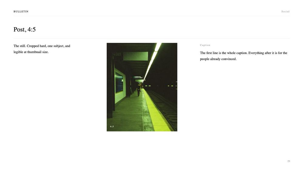 Bulletin Social slide